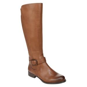 Naturalizer Jaya "Tan" Leather Knee-High Boots (Wide)